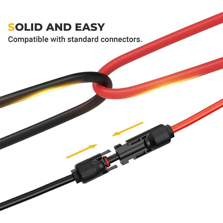 Magiging mahirap ba ang 20 talampakan 10awg solar extension cable at basag sa mababang temperatura?